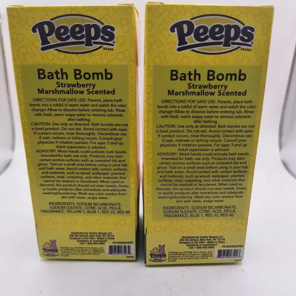 Peeps easter bath bombs